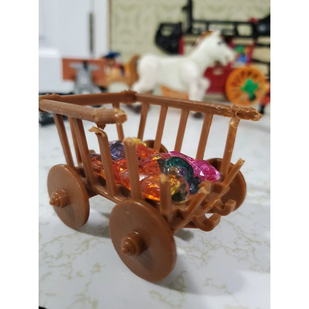 Vintage Fisher-Price Great Adventures™ Cannonball Coach Plus Western Toys Lot